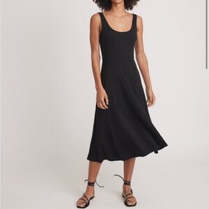 Marine Layer Lexi Rib Fit and Flare Midi Dress